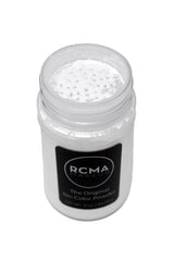 RCMA Makeup aplicación en rostro con brocha, controla brillo y fija el maquillaje