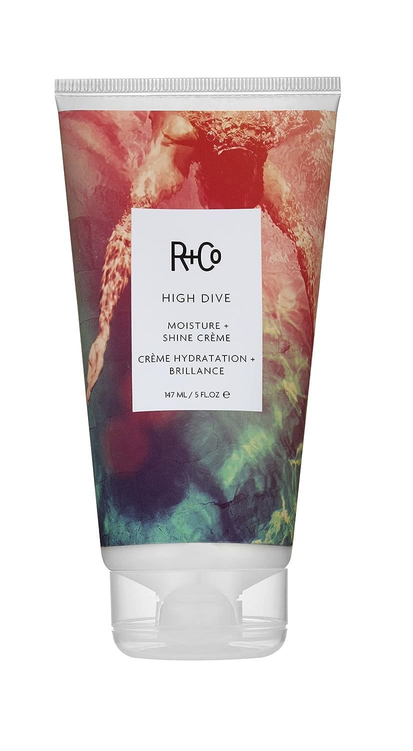 R+Co High Dive frente del envase mostrando diseño y tamaño práctico
