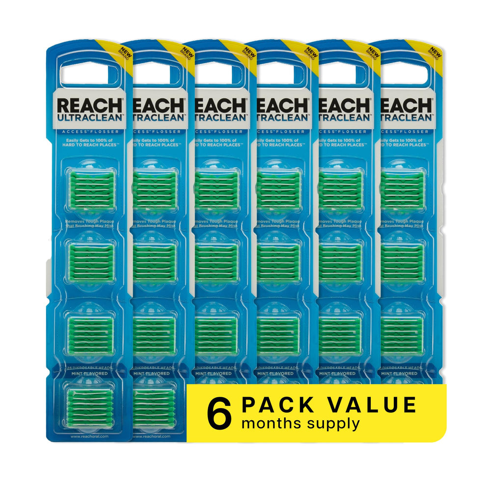 REACH caja de 28 cabezas Ultraclean para reposición, comodidad diaria