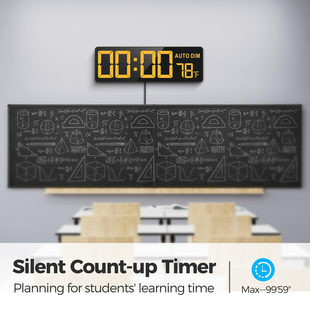 REACHER mounted in a classroom demonstrating visible timing for groups