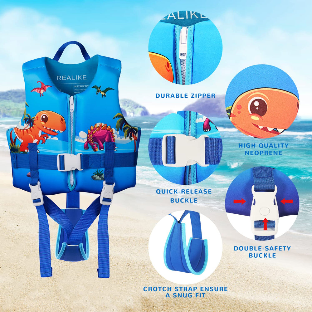REALIKE close-up neoprene texture for soft comfortable wear and durability