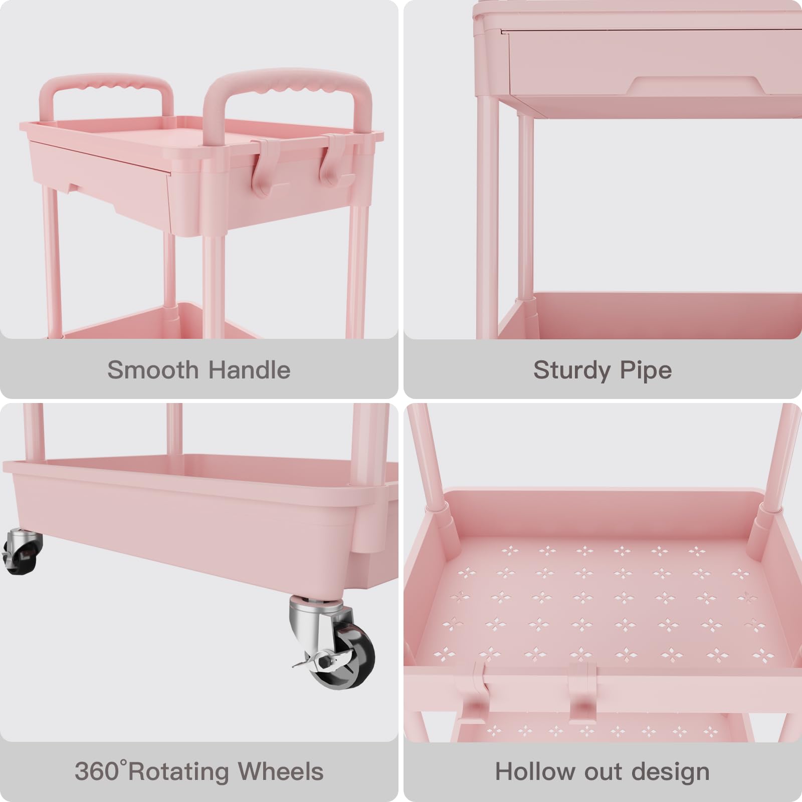 REBECAT carrito en cocina con utensilios ordenados y accesibles