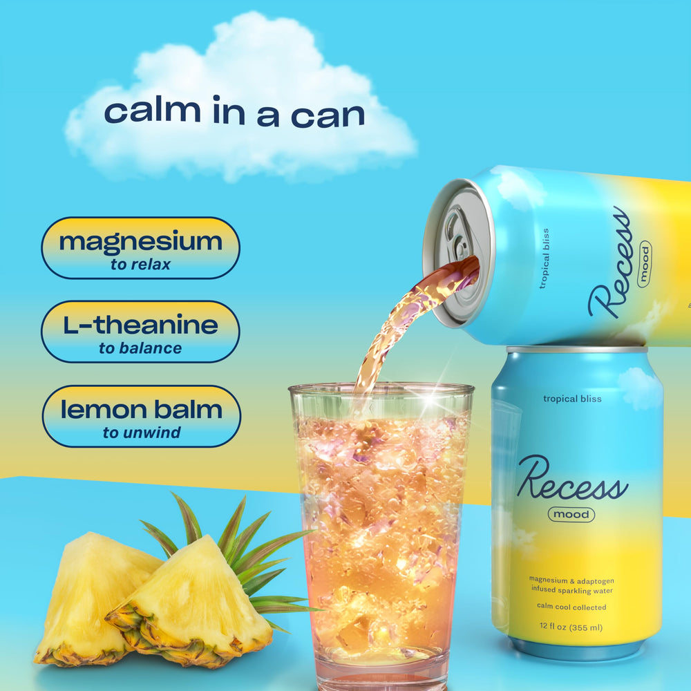 Recess Tropical Bliss en escena relajada, crea un momento de calma