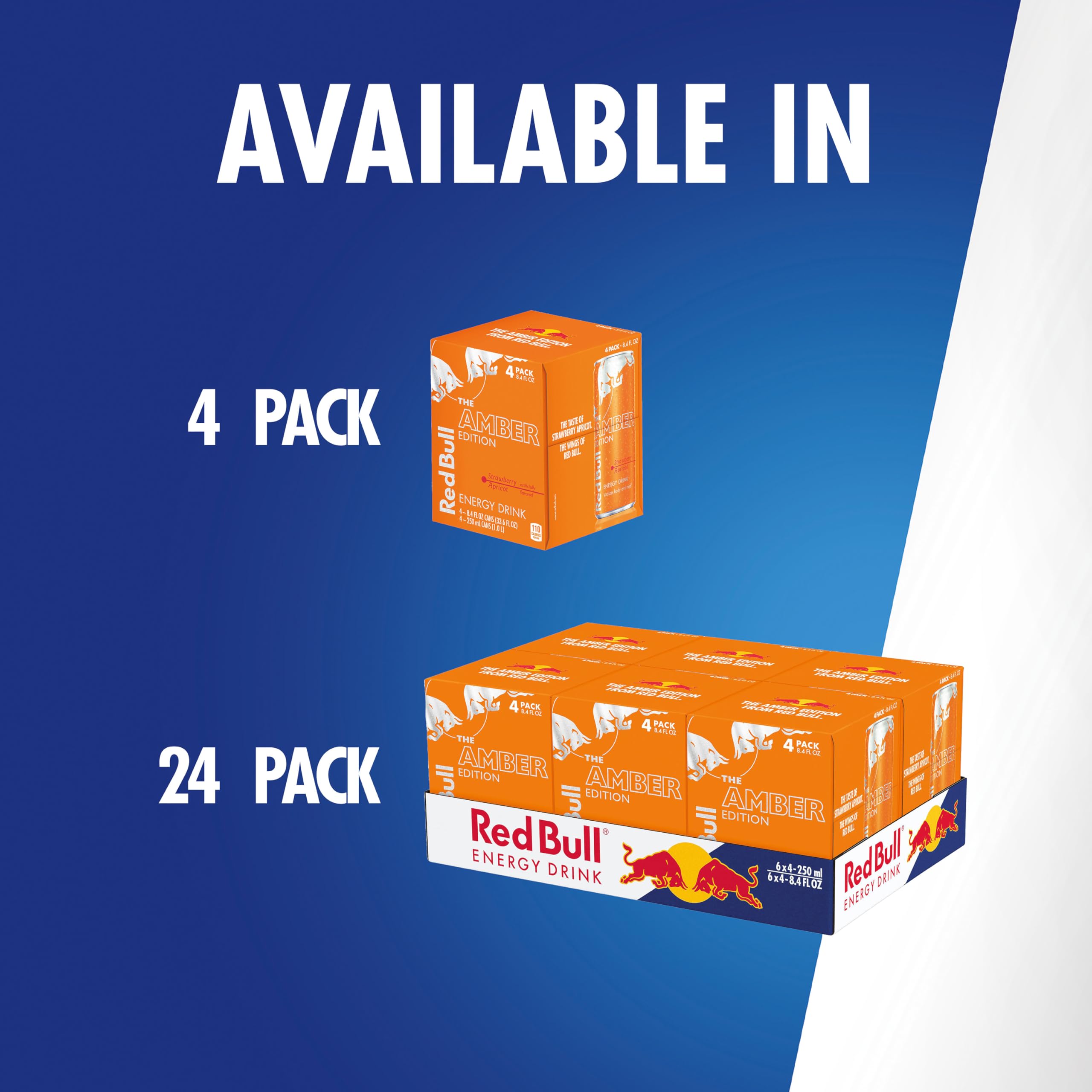 Lata Red Bull Amber Edition sobre centro de reciclaje promoviendo sostenibilidad