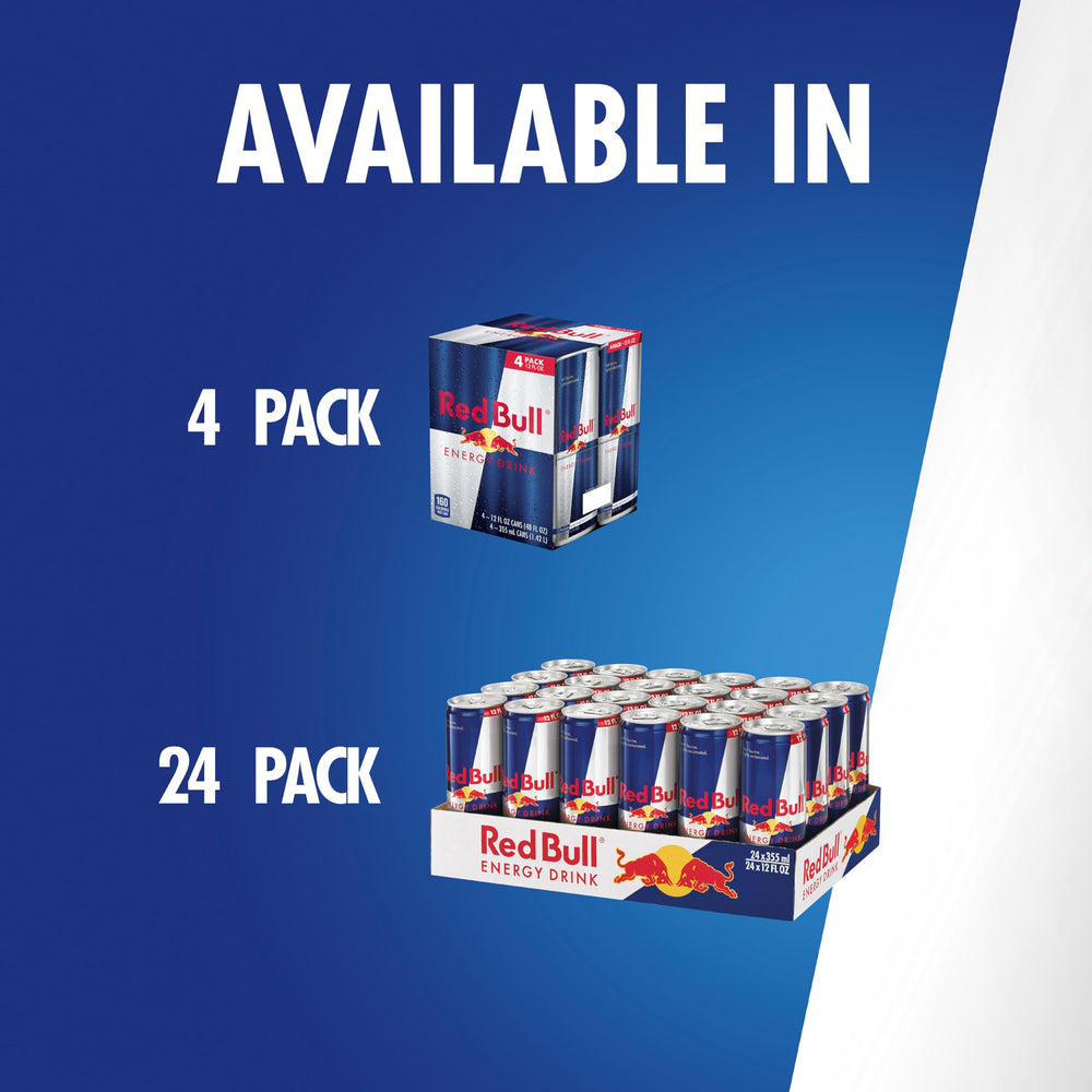 Red Bull lata sobre símbolo de reciclaje enfatizando sostenibilidad