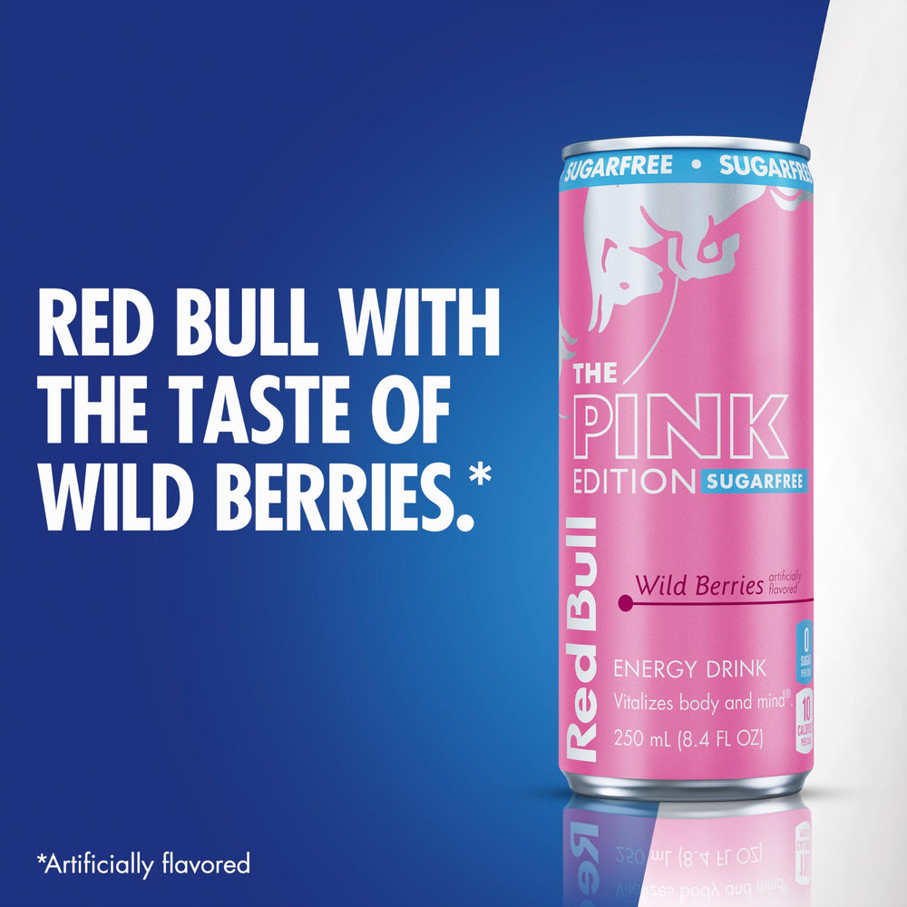 Red Bull Pink en ambiente de gimnasio como opción para energía puntual