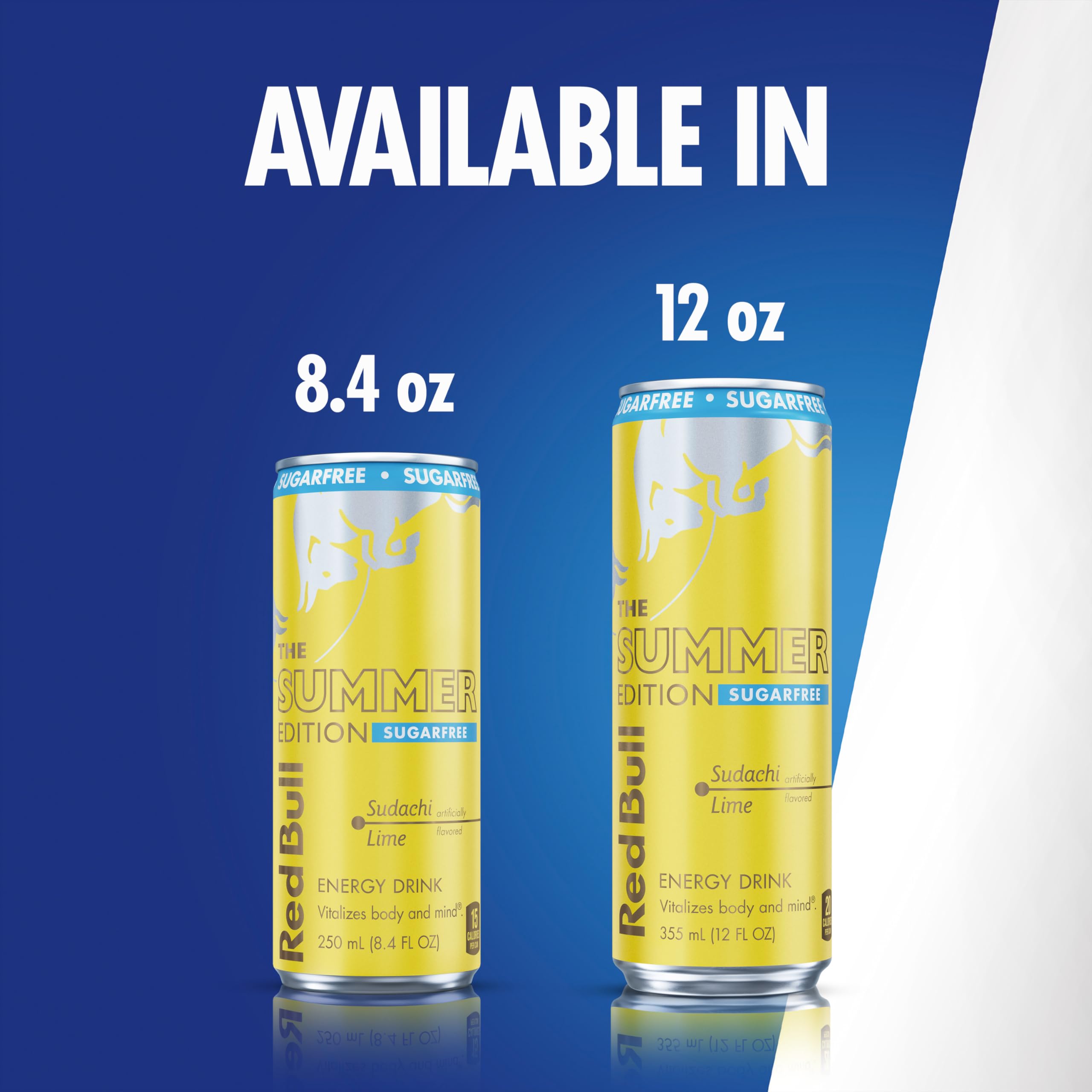 Four-pack of Red Bull sugarfree Sudachi Lime showing convenient multi-pack purchase option