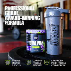 REDCON1 Total War ingredient label detail showing caffeine and citrulline content for clarity benefit