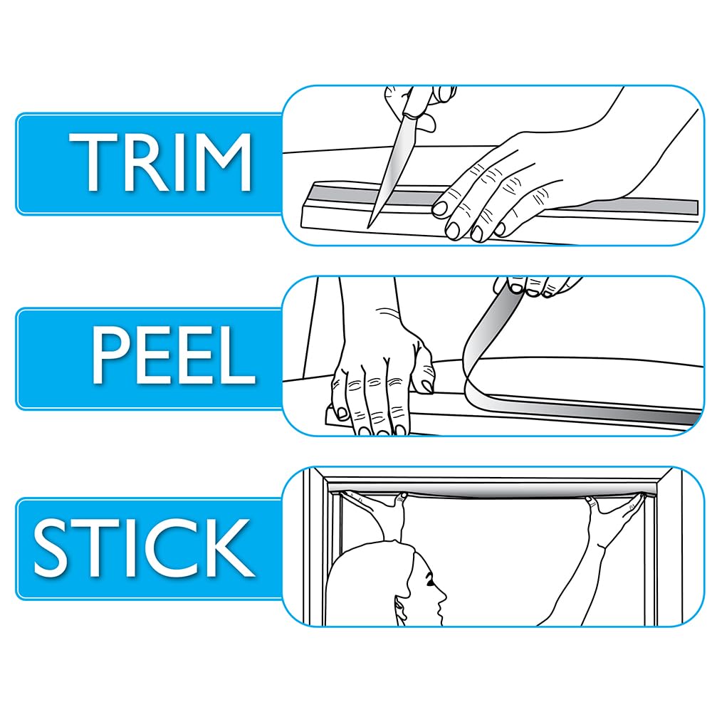 Redi Shade adhesive strip detail demonstrating peel-and-stick application for tool-free installation