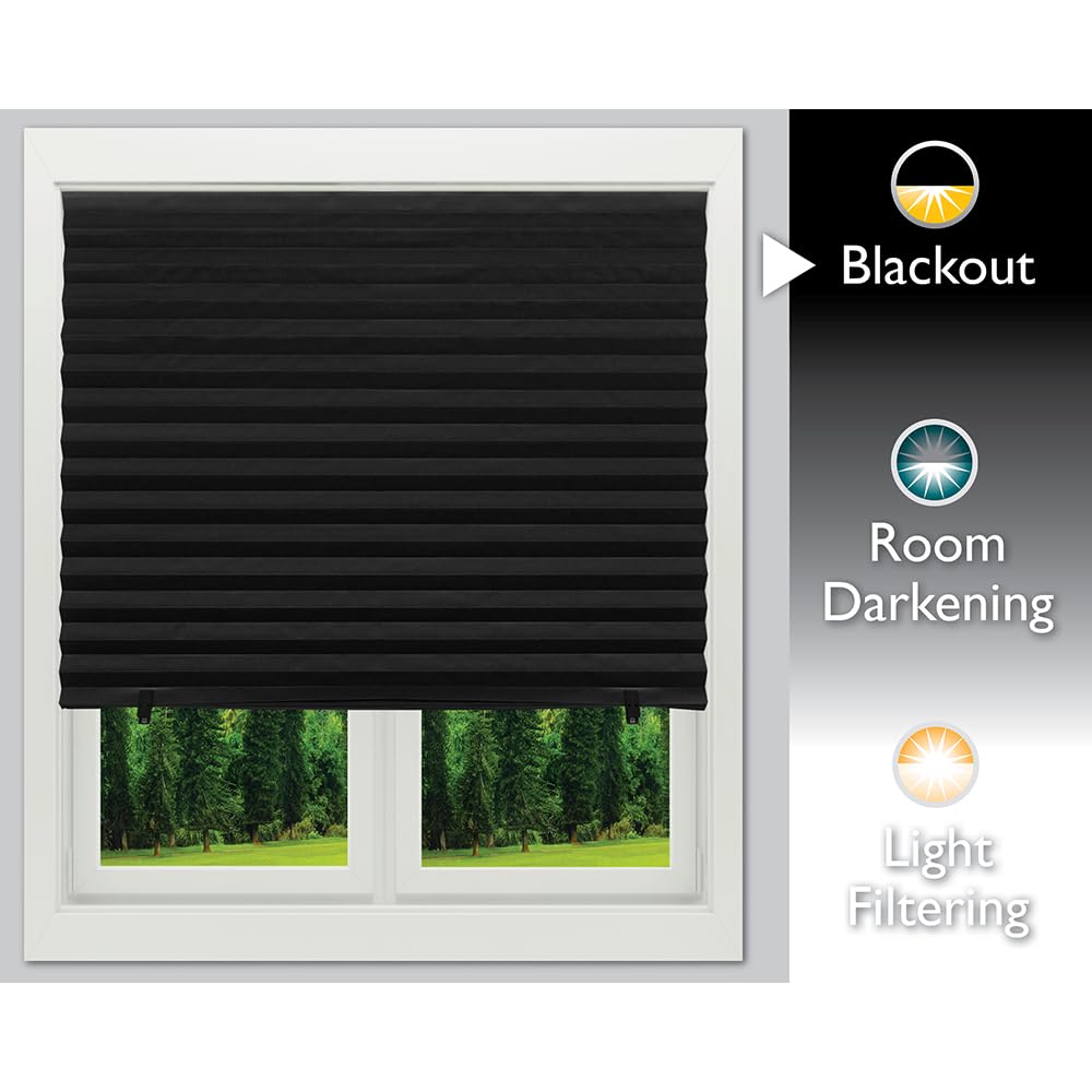 Redi Shade displayed against window frame to show scale and how it fits standard window sizes
