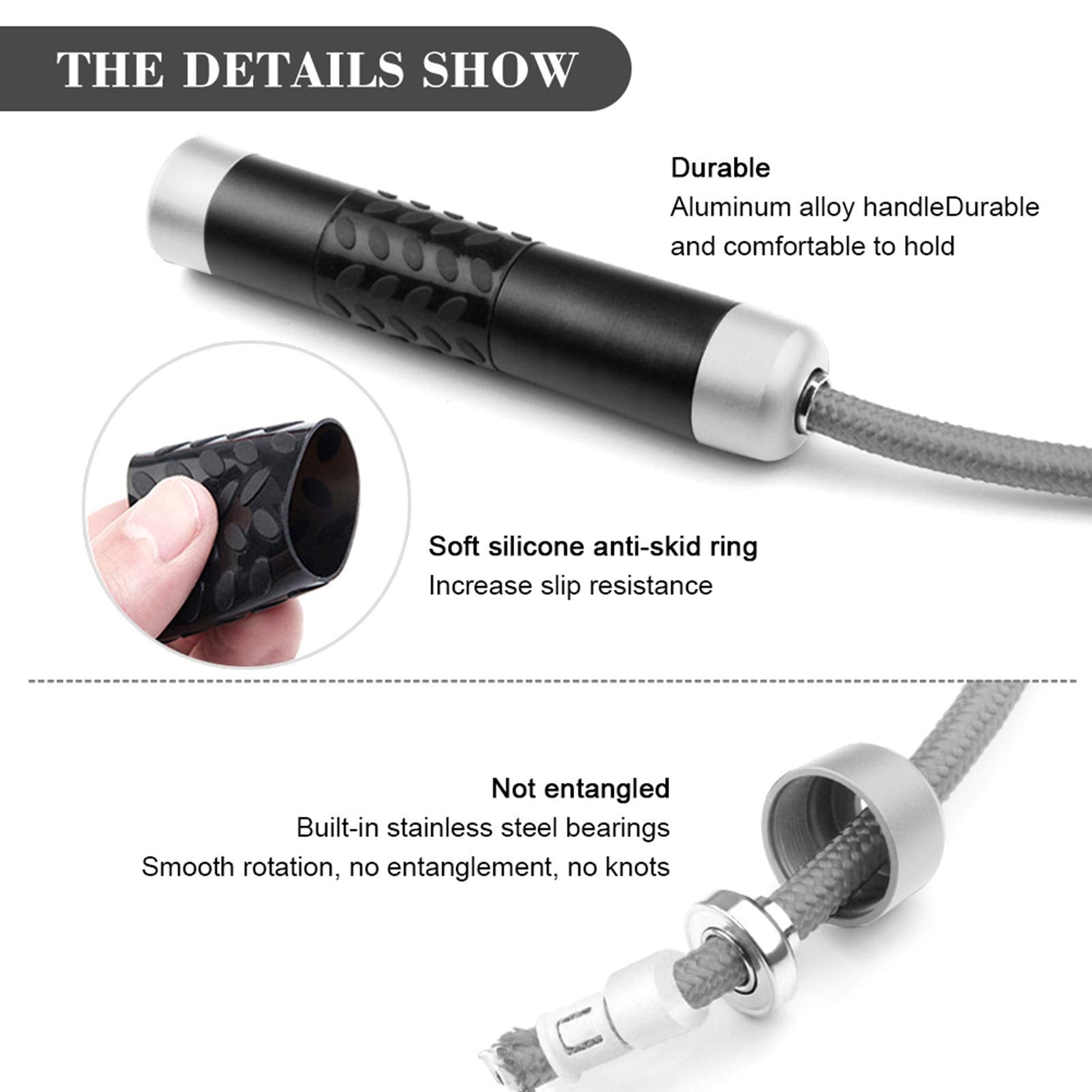 Redify comparación de los dos cables 9mm algodón y PVC ofreciendo durabilidad y distintas velocidades