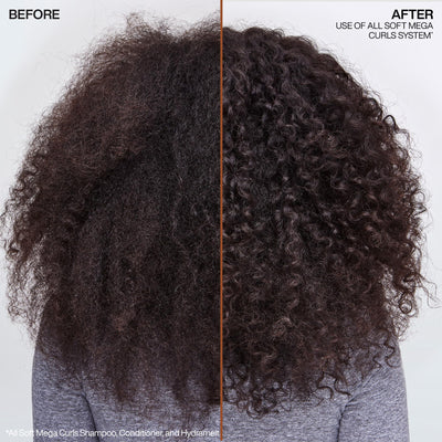 Person applying Redken conditioner in shower showing easy detangling benefit