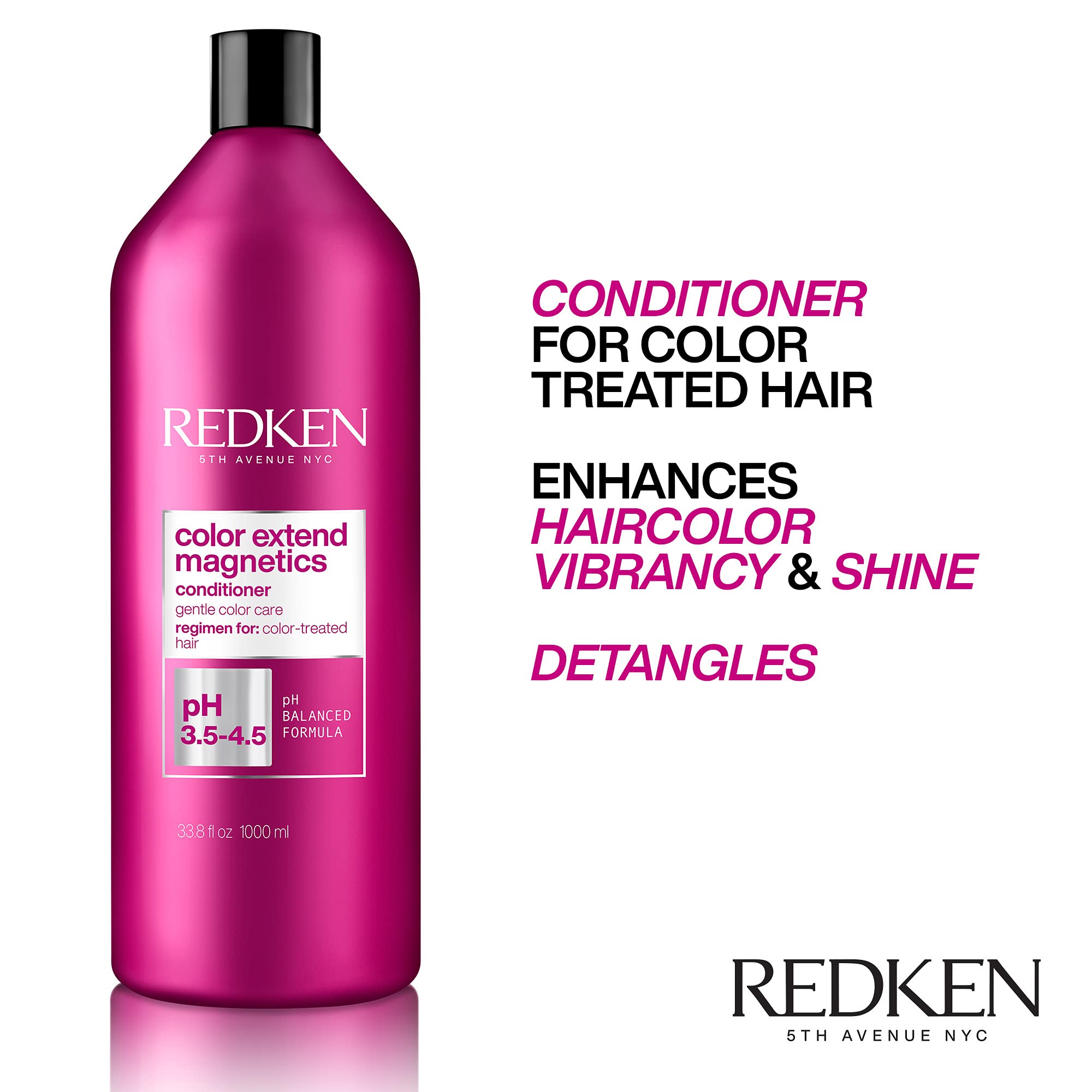 Redken aplicado en mechón húmedo para desenredar y nutrir el cabello