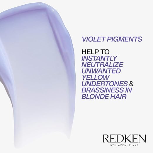 Redken Blondage envase junto a regla para comparar tamaño y dosificación práctica
