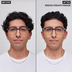 Redken Brews envase abierto con pomada lista para usar
