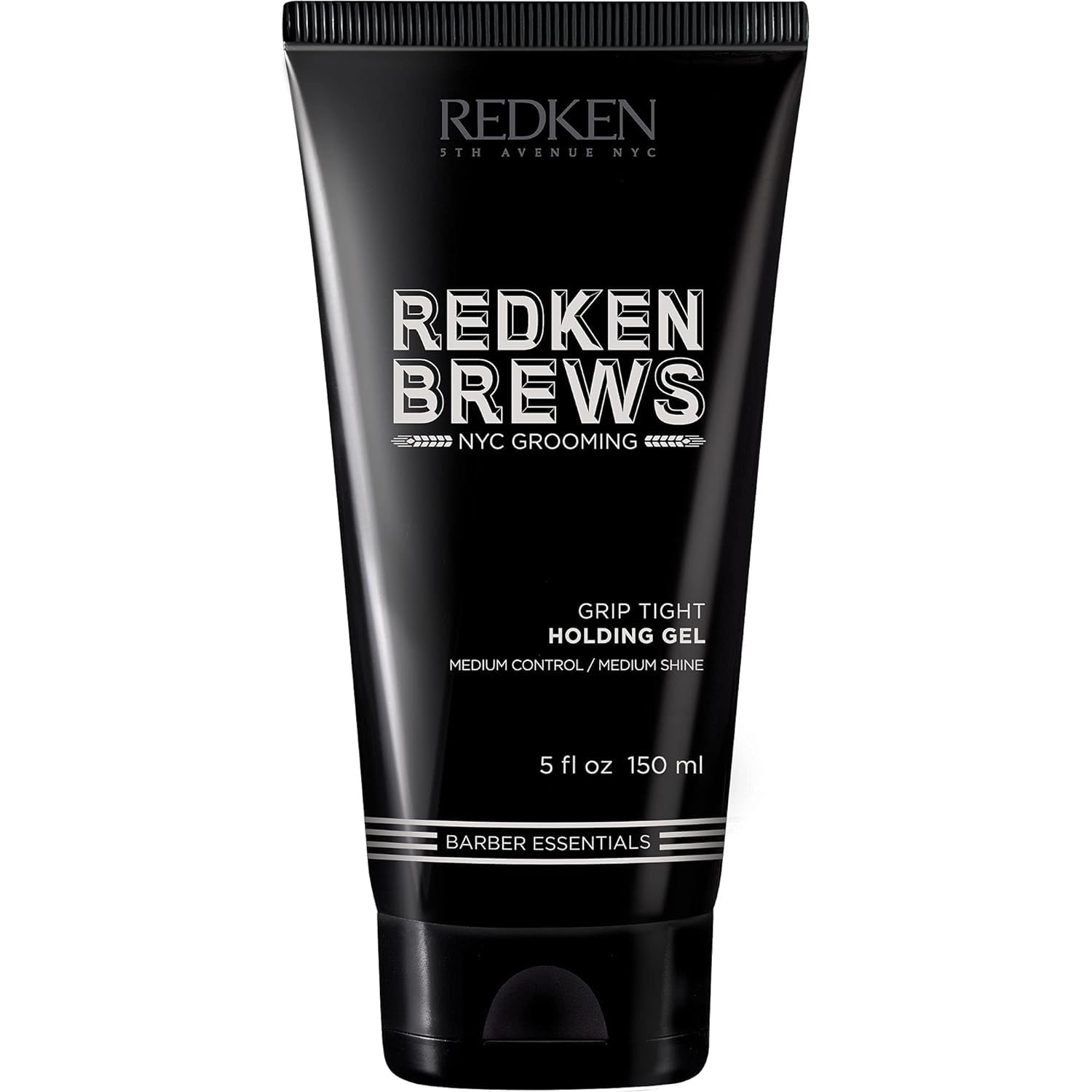 Redken Brews gel fijador frente del envase mostrando marca y tamaño útil