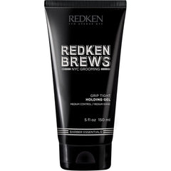 Redken Brews gel fijador frente del envase mostrando marca y tamaño útil