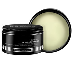 Redken Brews pomada frente mostrando envase y beneficio de fijación