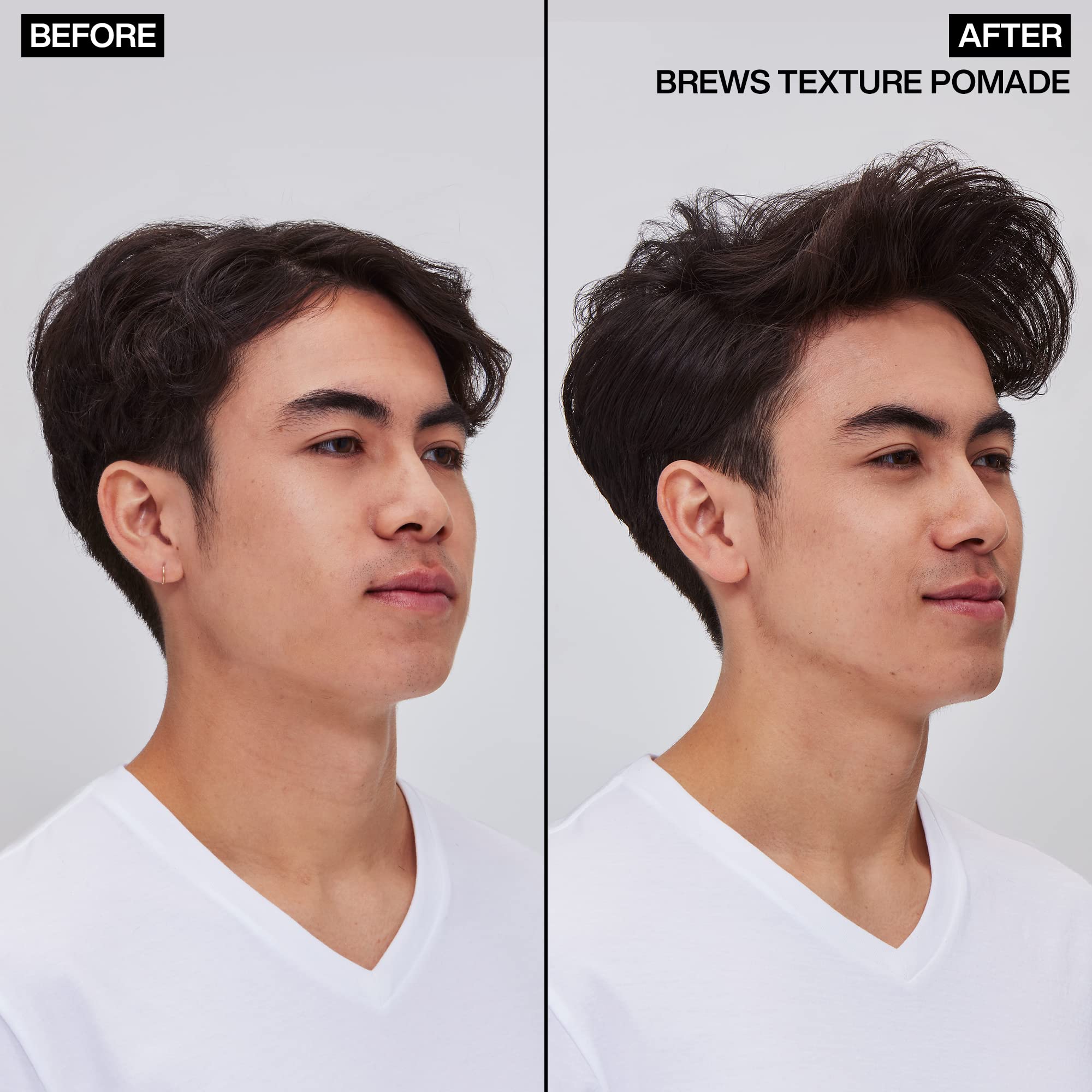 Redken Brews comparada en tamaño para visualizar capacidad práctica
