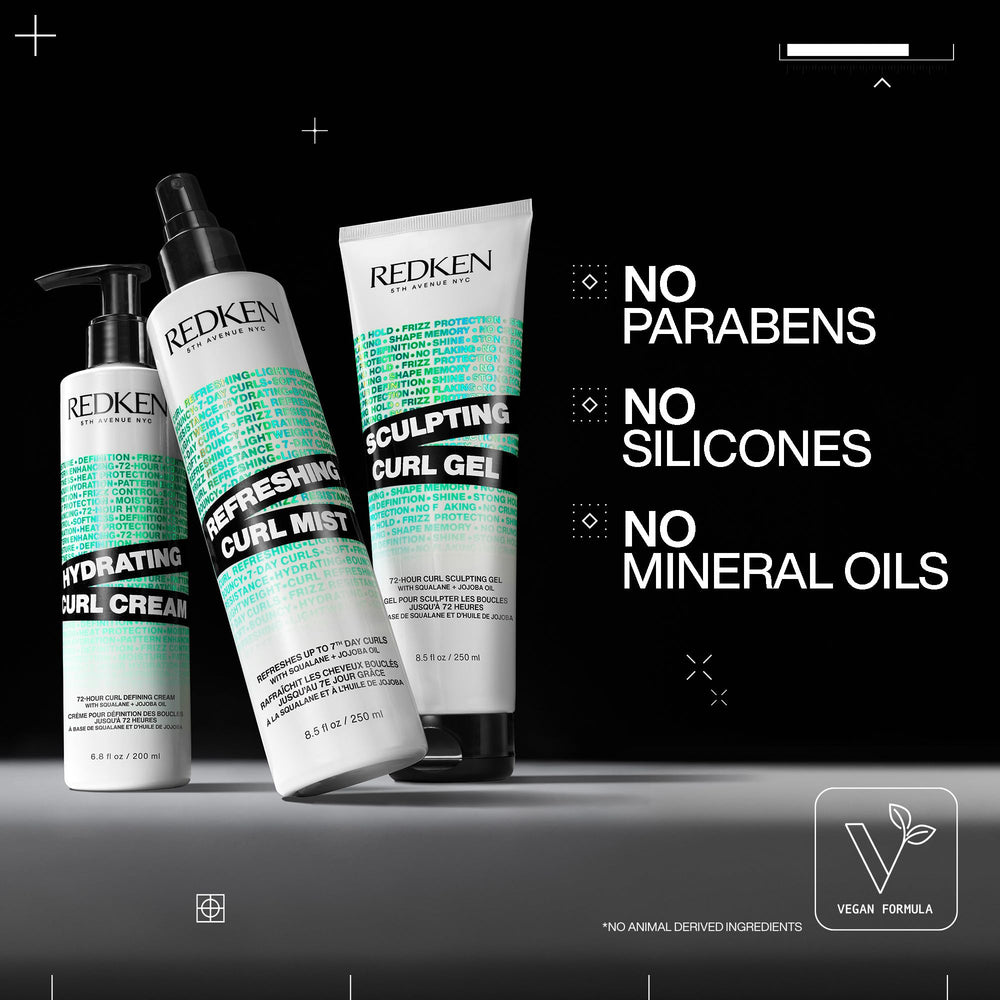 Redken ingredientes jojoba y escualano representando hidratación natural