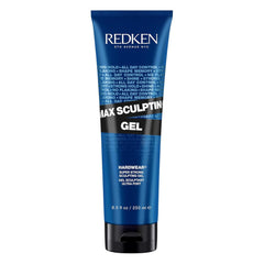 Redken Max Sculpting Gel envase frontal mostrando etiqueta y brillo