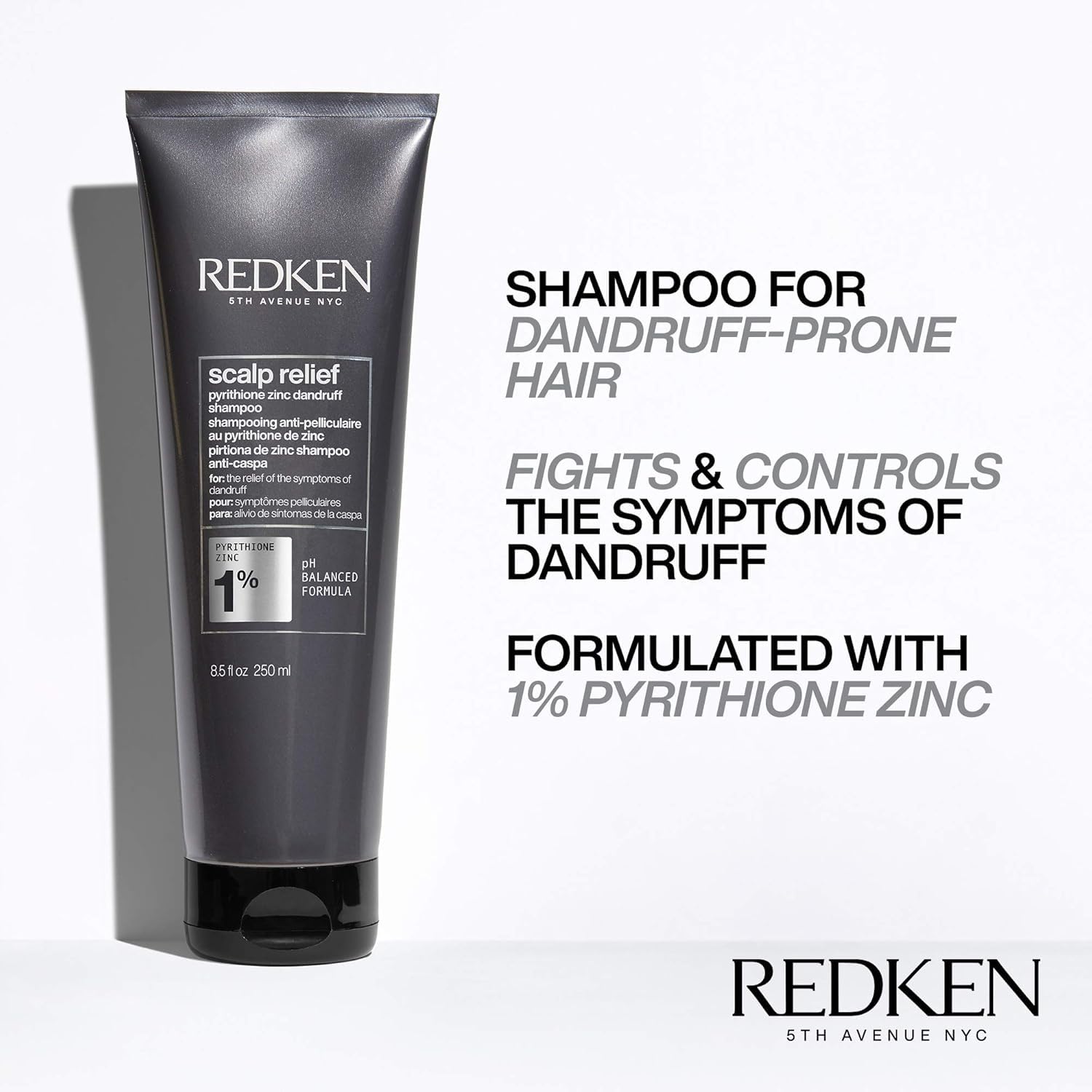 Redken textura del producto en espuma suave que calma el cuero cabelludo