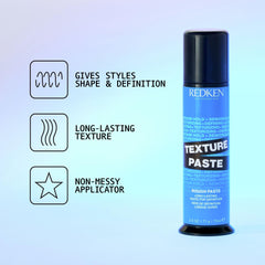Redken detalle de textura de la pasta que facilita peinados mate