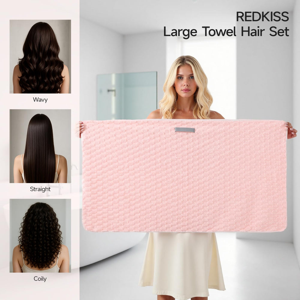 REDKISS detalle de microfibra suave que maximiza absorción y cuida el cabello