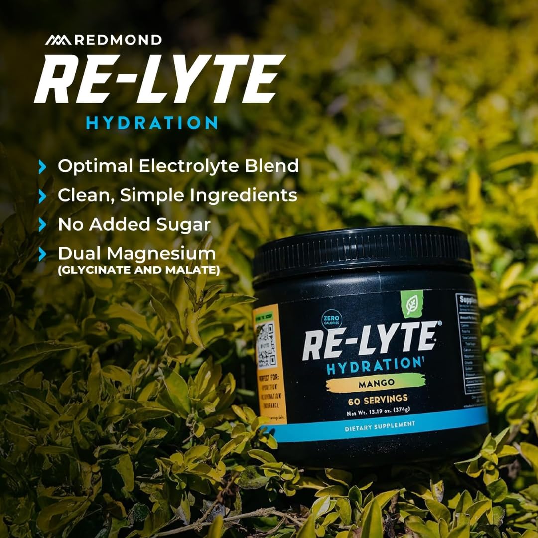 REDMOND Re-Lyte etiqueta en primer plano con información clara
