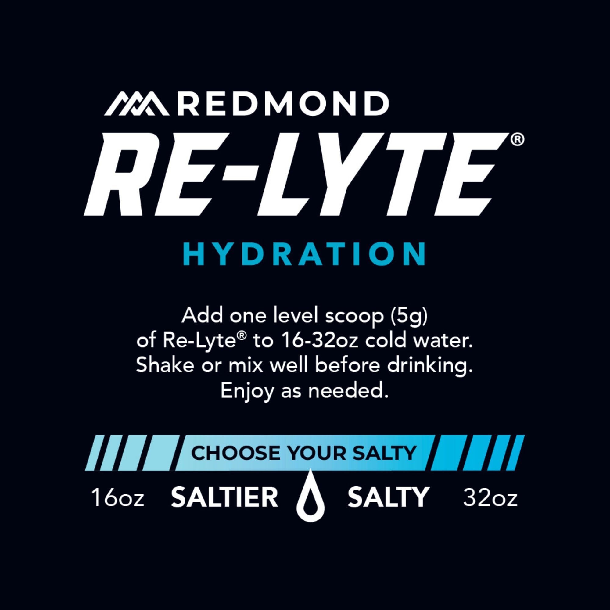 REDMOND atleta ciclista usando Re-Lyte para mantener electrolitos