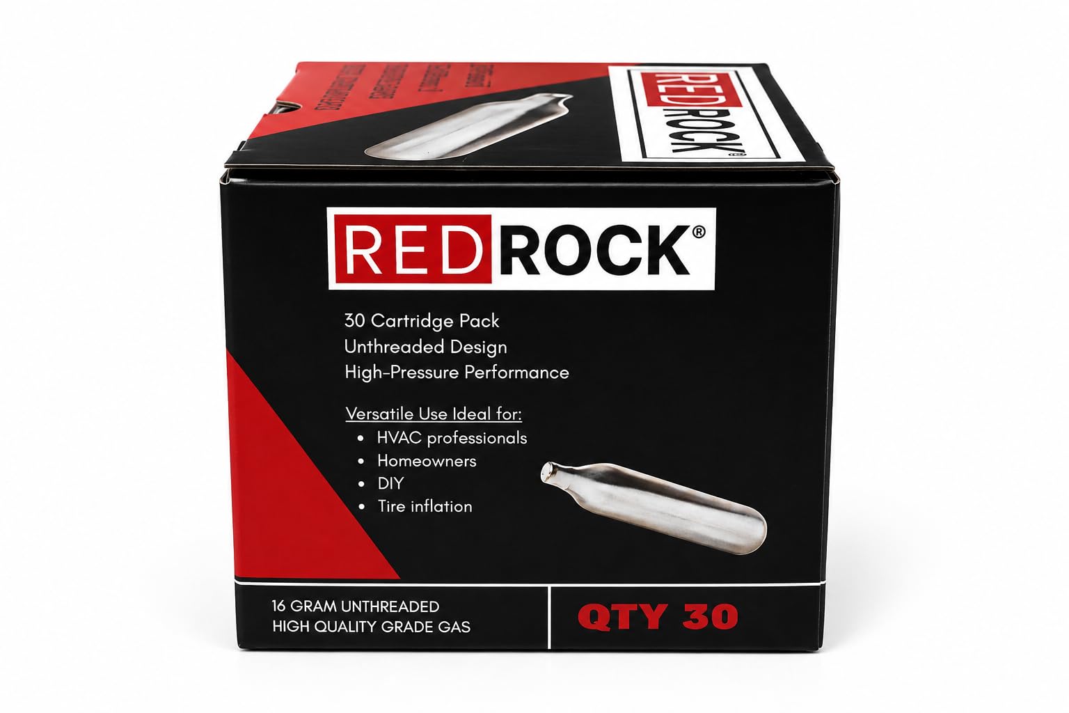 REDROCK caja de embalaje con pack de 30 lista para almacenamiento profesional