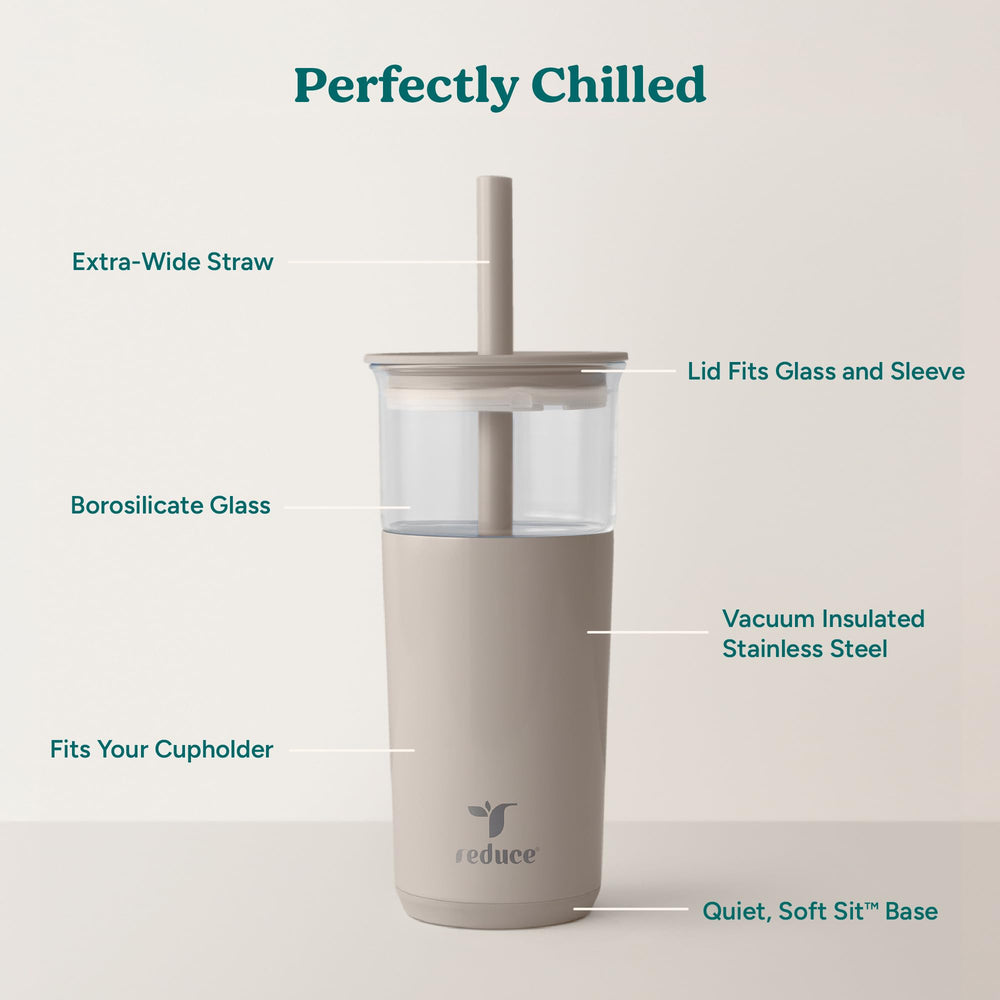 REDUCE Aspen popote extra ancho listo para boba y smoothies densos