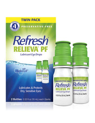 Refresh RELIEVA PF vista frontal del envase que muestra marca y dosis