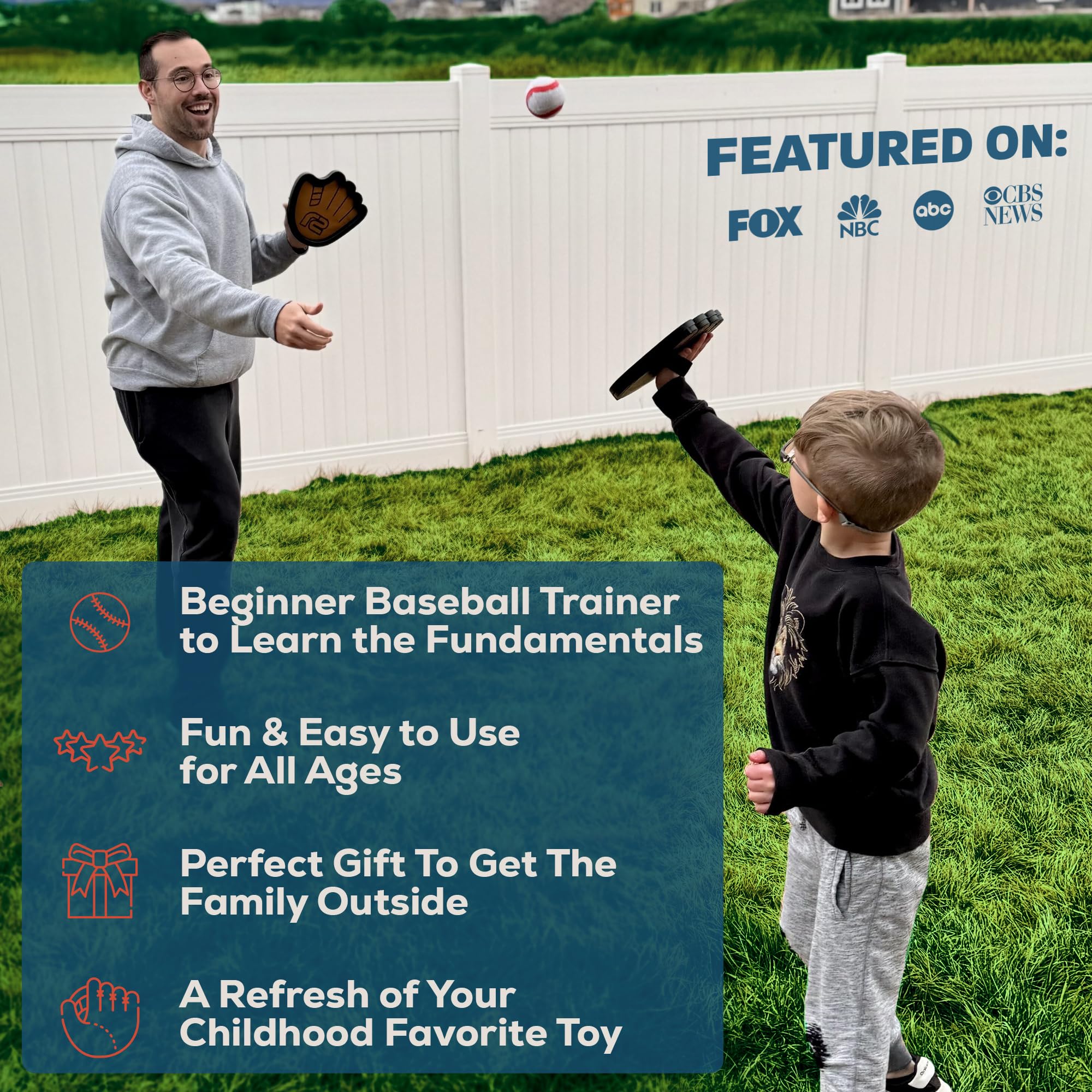 Refresh Sports child playing in backyard promoting active outdoor fun