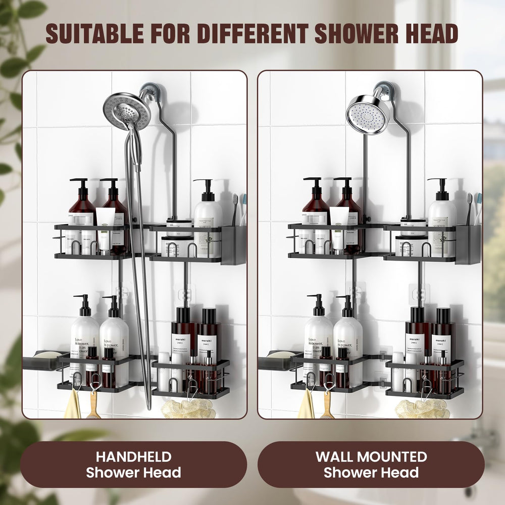REINHARDT split-center design with hose clearance enabling handheld shower use