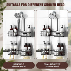 REINHARDT split-center design with hose clearance enabling handheld shower use