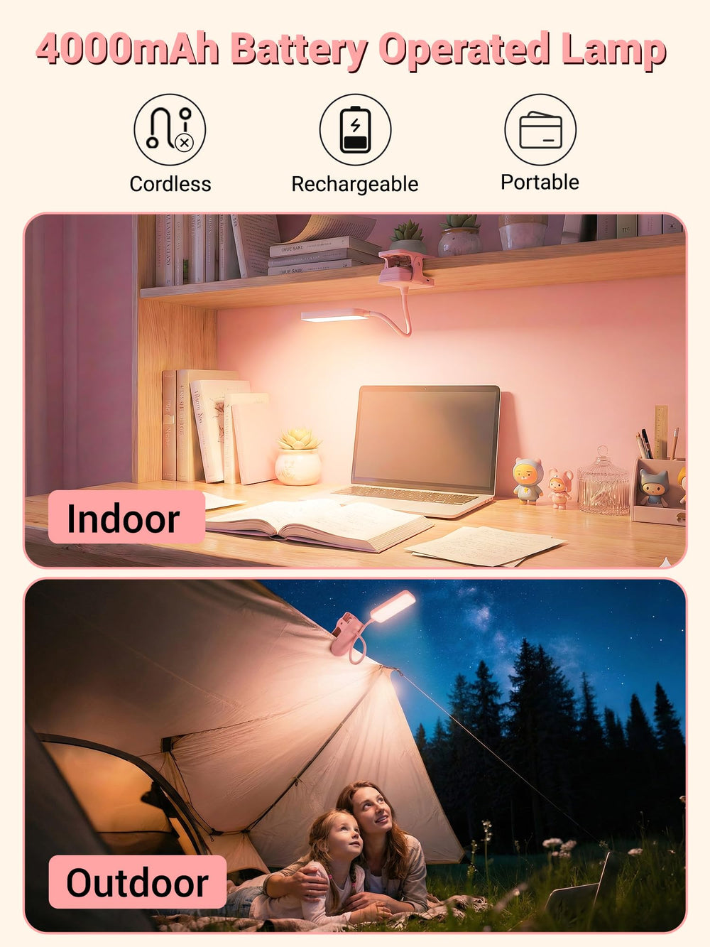 ReinHoo panel LED con 48 diodos que ofrece luz brillante y colores fieles
