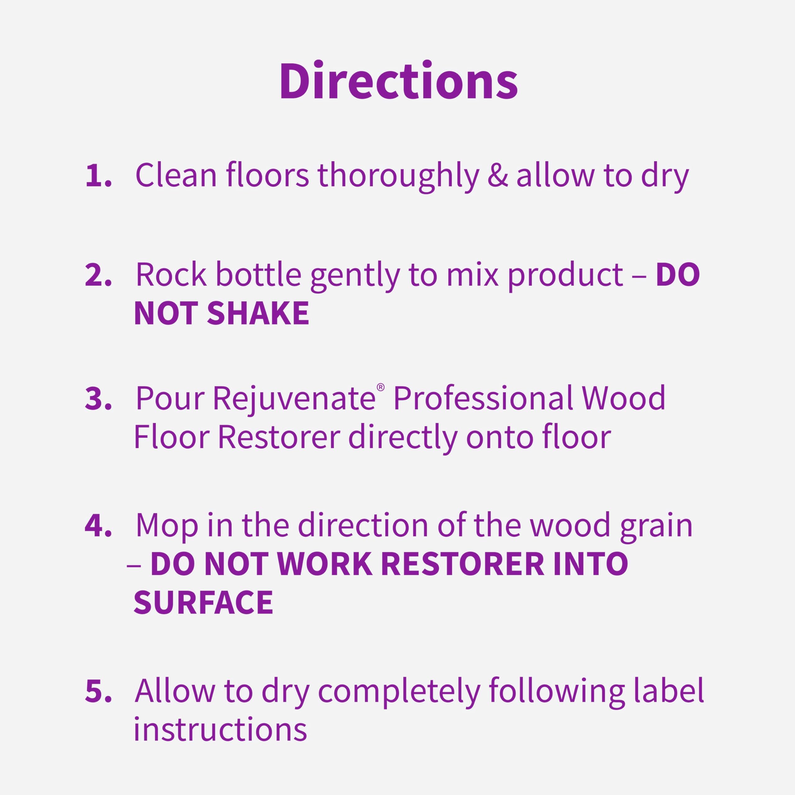 rejuvenate pad de microfibra junto a botella mostrando compatibilidad de uso