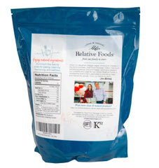 Relative Foods textura del polvo cercana, fácil de medir y verter