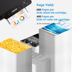 Relcolor cartucho instalado en impresora HP, reconocimiento inmediato