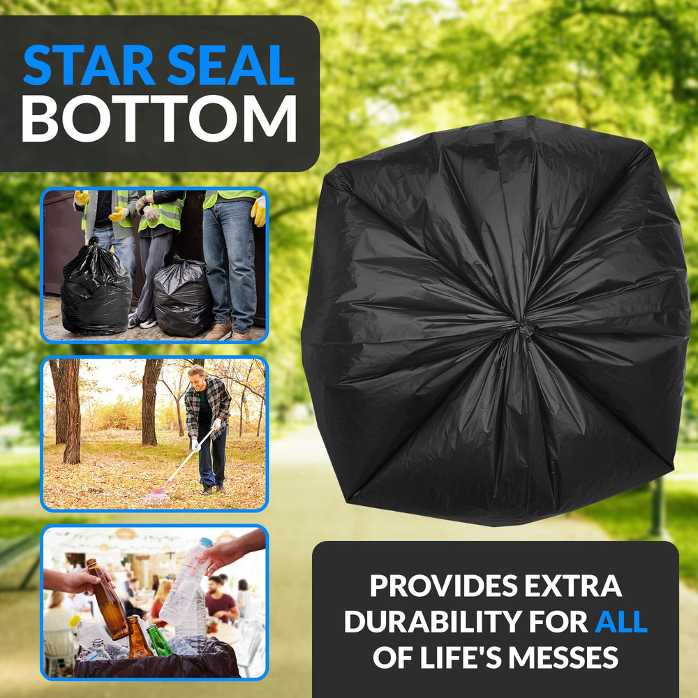 Reli. bag used on construction site containing debris showing rugged jobsite performance benefit