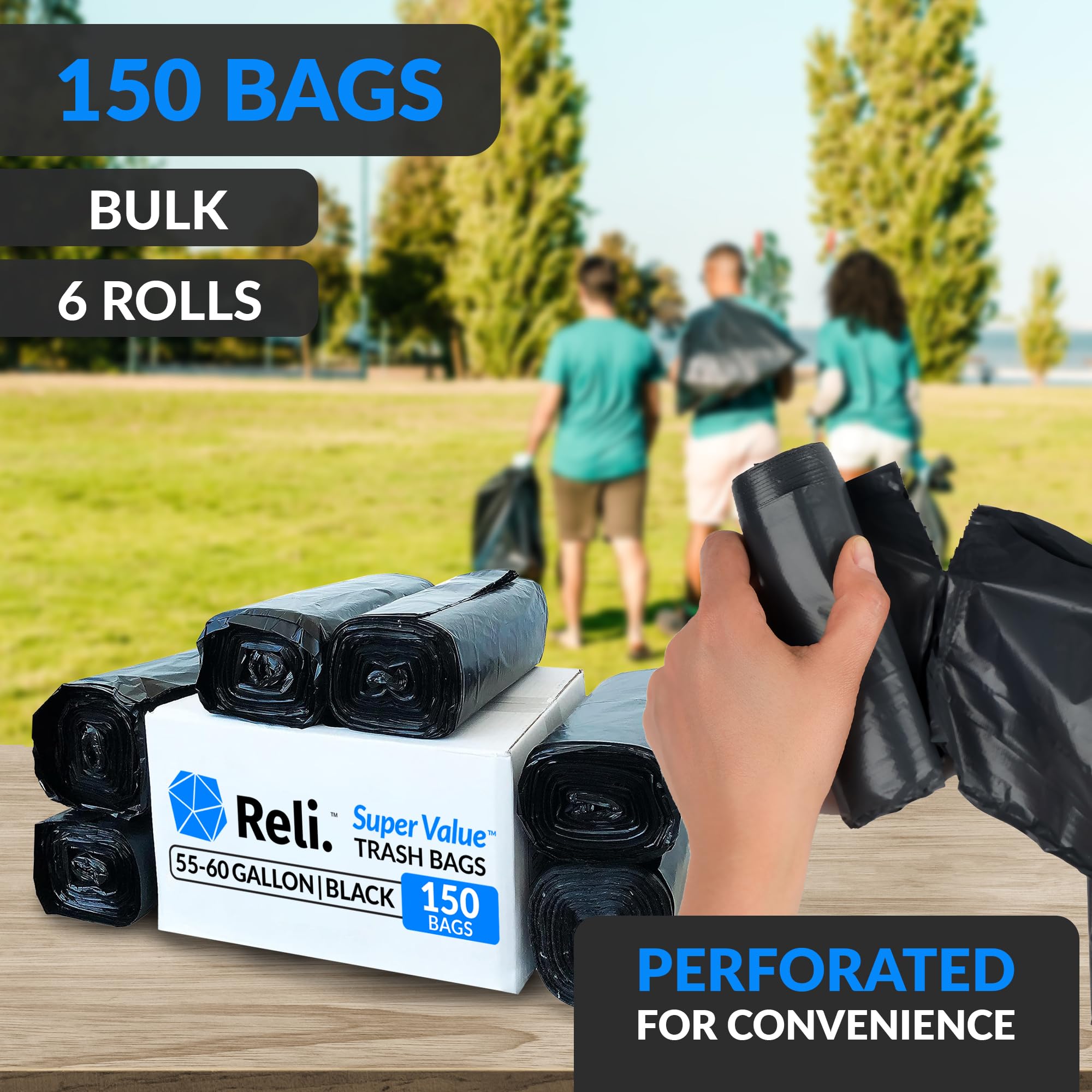 Reli. star-seal bottom detail showing leak-resistant seam for secure containment benefit