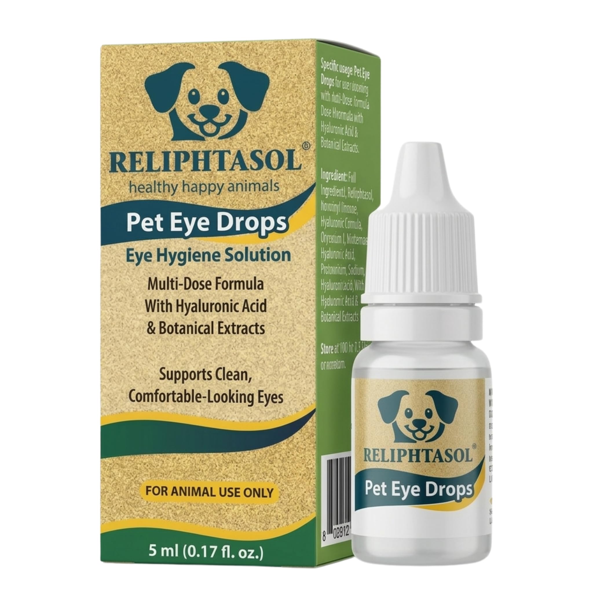 RELIPHTASOL envase frontal 5 mL mostrando diseño y tamaño práctico