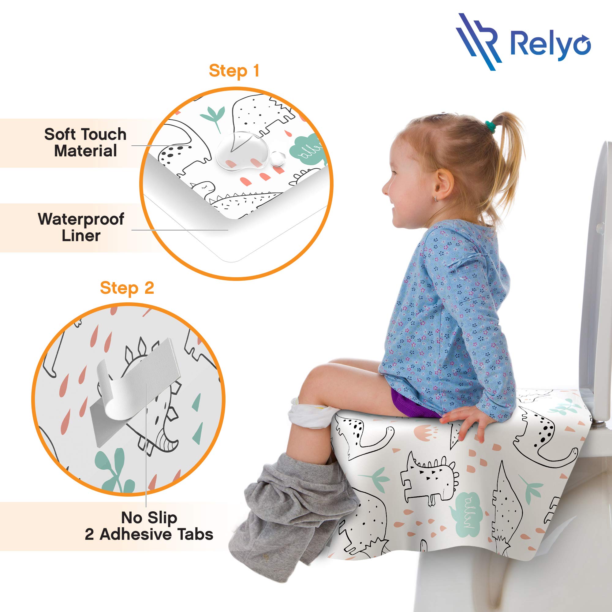 Relyo primer plano del material suave e impermeable que protege la piel