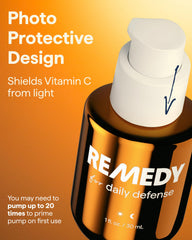Remedy Science aplicación sobre rostro demostrando uso diario y aspecto inmediato