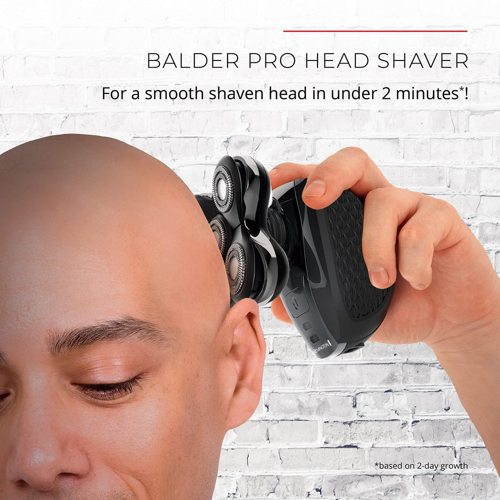 Remington Balder Pro primer plano de cuchillas dobles, mayor precisión