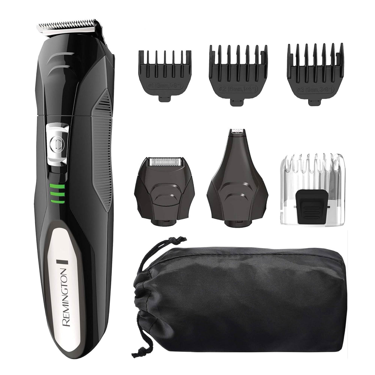 Remington kit frontal con accesorios organizados y control cómodo