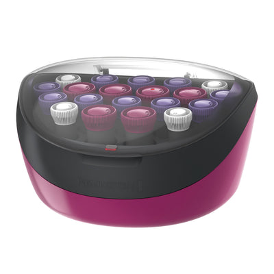 Remington lifestyle shot of woman with loose waves showcasing shiny frizz-reduced finish