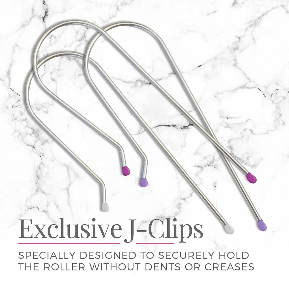 Remington rollers in hair styling use being applied with cool-touch ends for safer handling