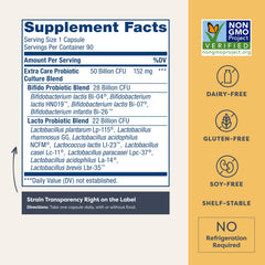 Renew Life capsule close-up highlighting small easy-to-swallow size